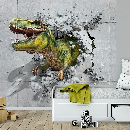 Фотообои Динозавр объемный Н-048 (3,0х2,7 м), Дивино Декор 2